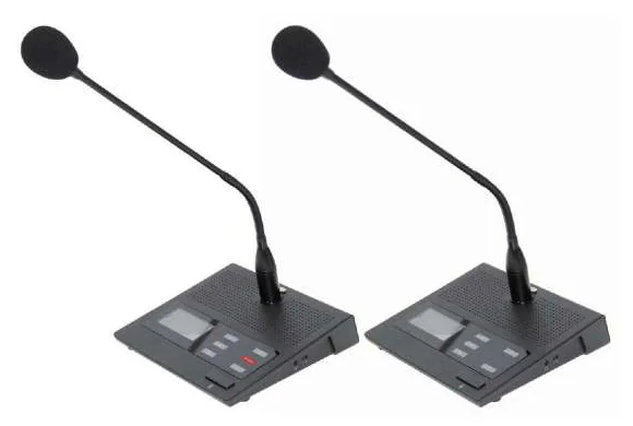 SHOW DCS-101C chairman and DCS-102D delegate conference microphone units